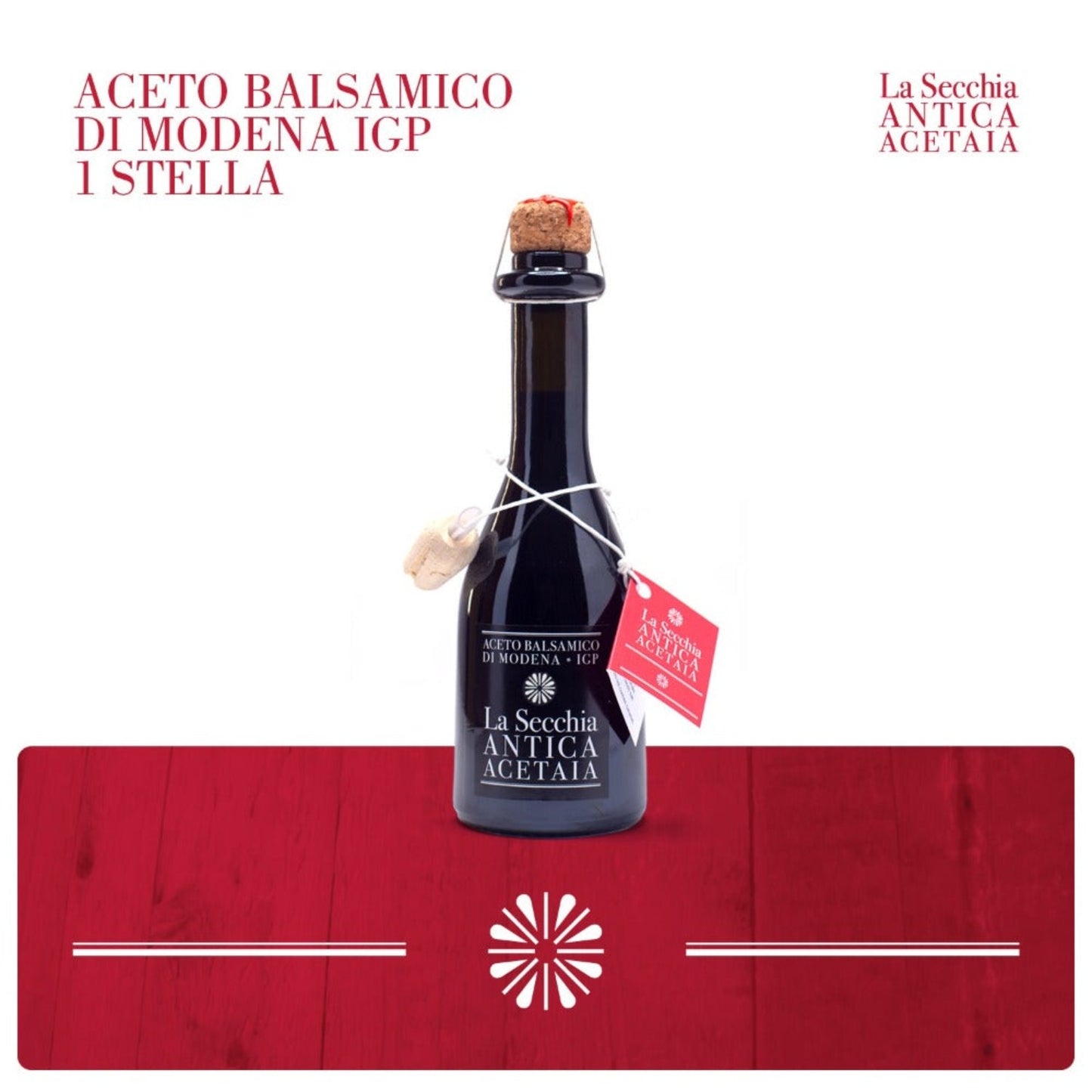 aceto balsamico tradizionale di modena igp 1 stella