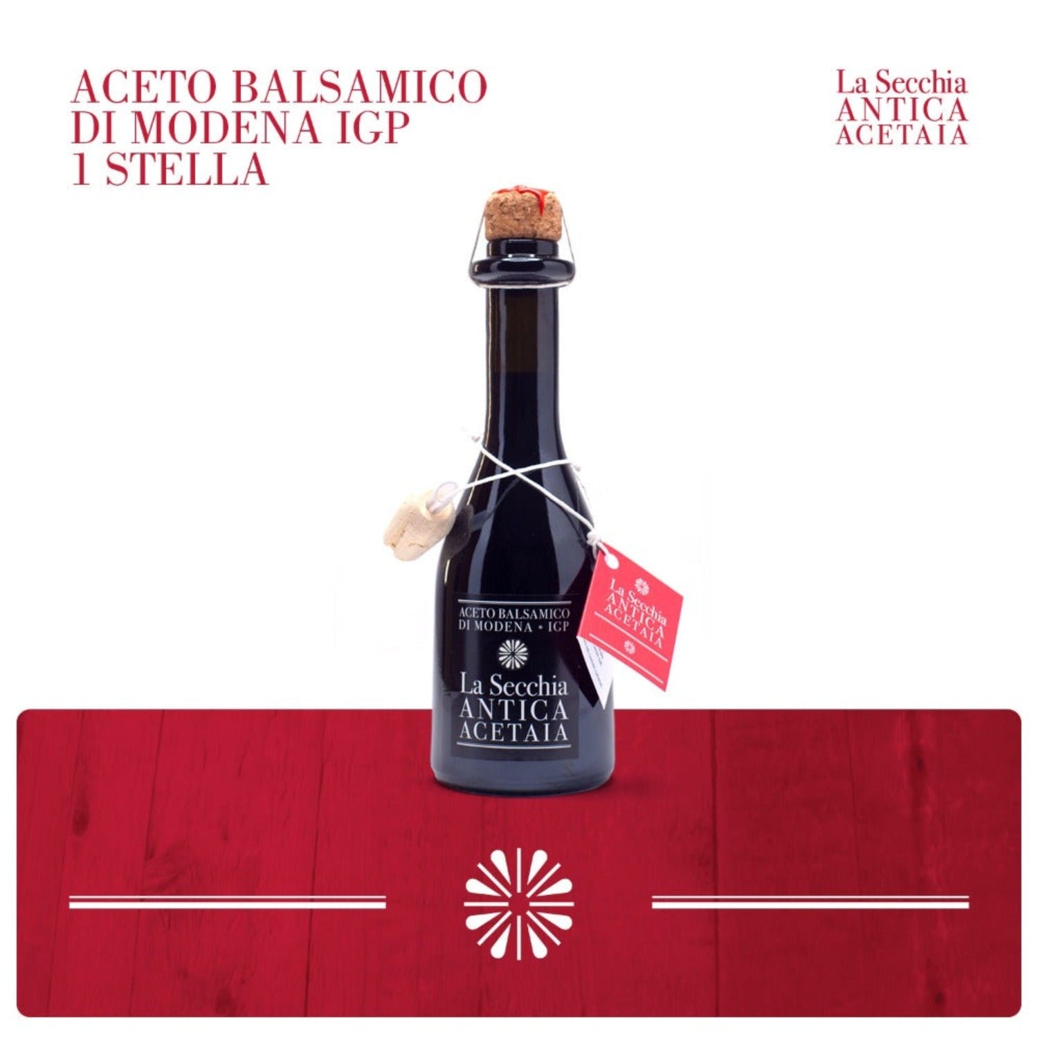 aceto balsamico tradizionale di modena igp 1 stella
