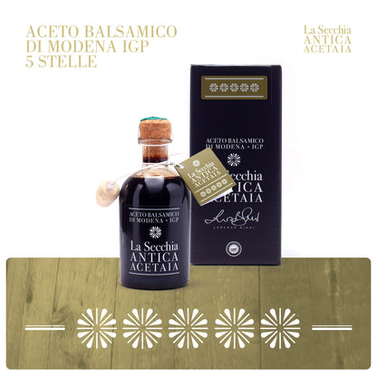 aceto balsamico tradizionale di modena igp 5 stelle