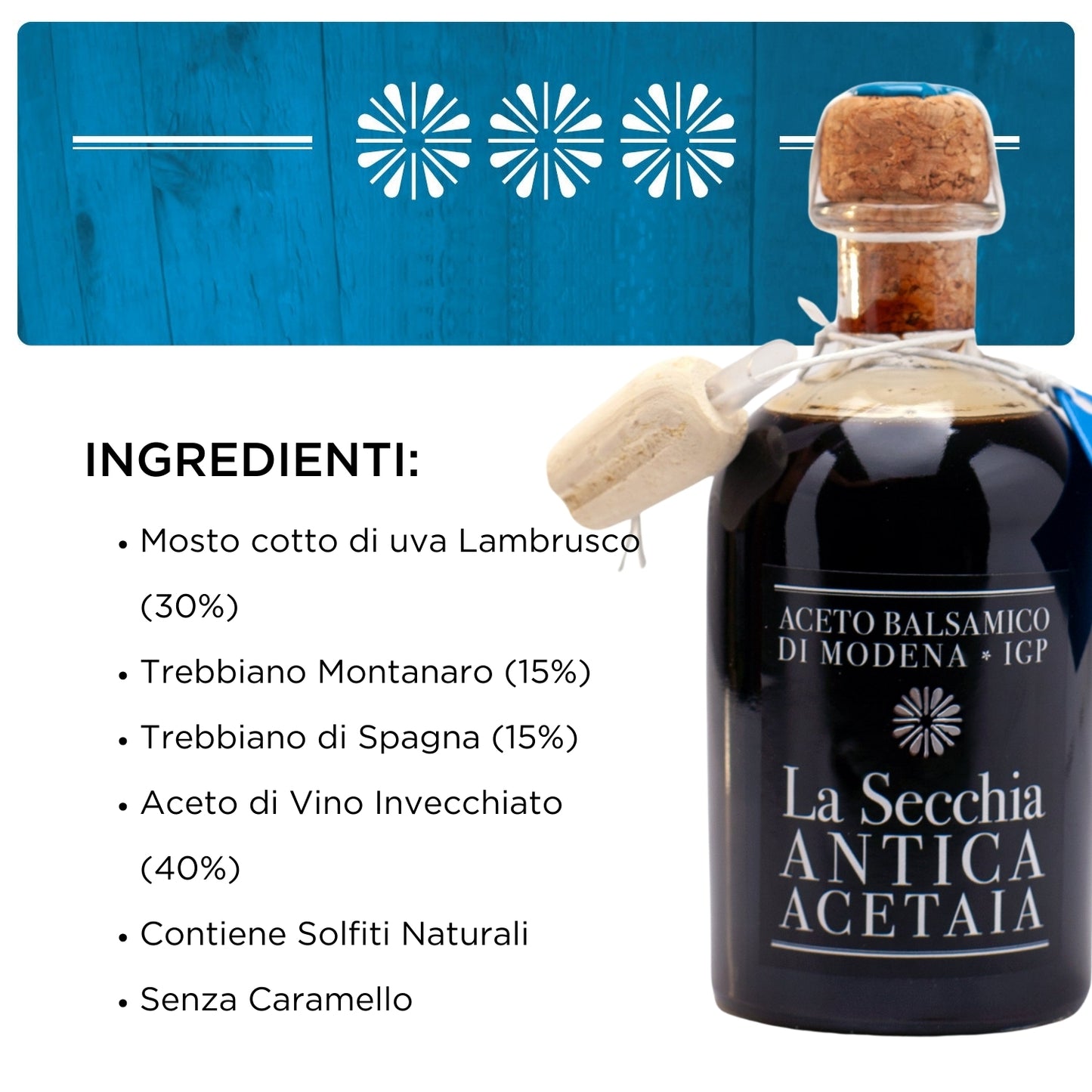 Balsamic Vinegar of Modena PGI 3 stars 