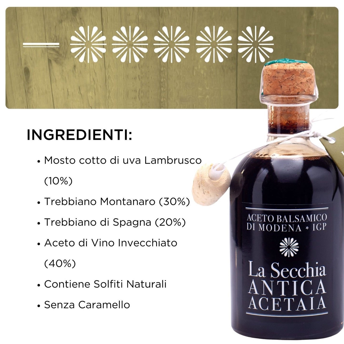Aceto Balsamico di Modena I.G.P. 5 stelle
