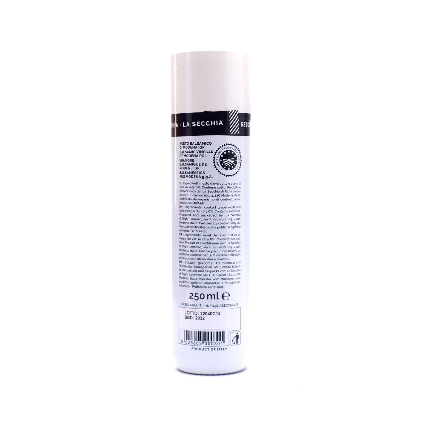 Aceto Balsamico di Modena I.G.P. “WHITE DESIGN”