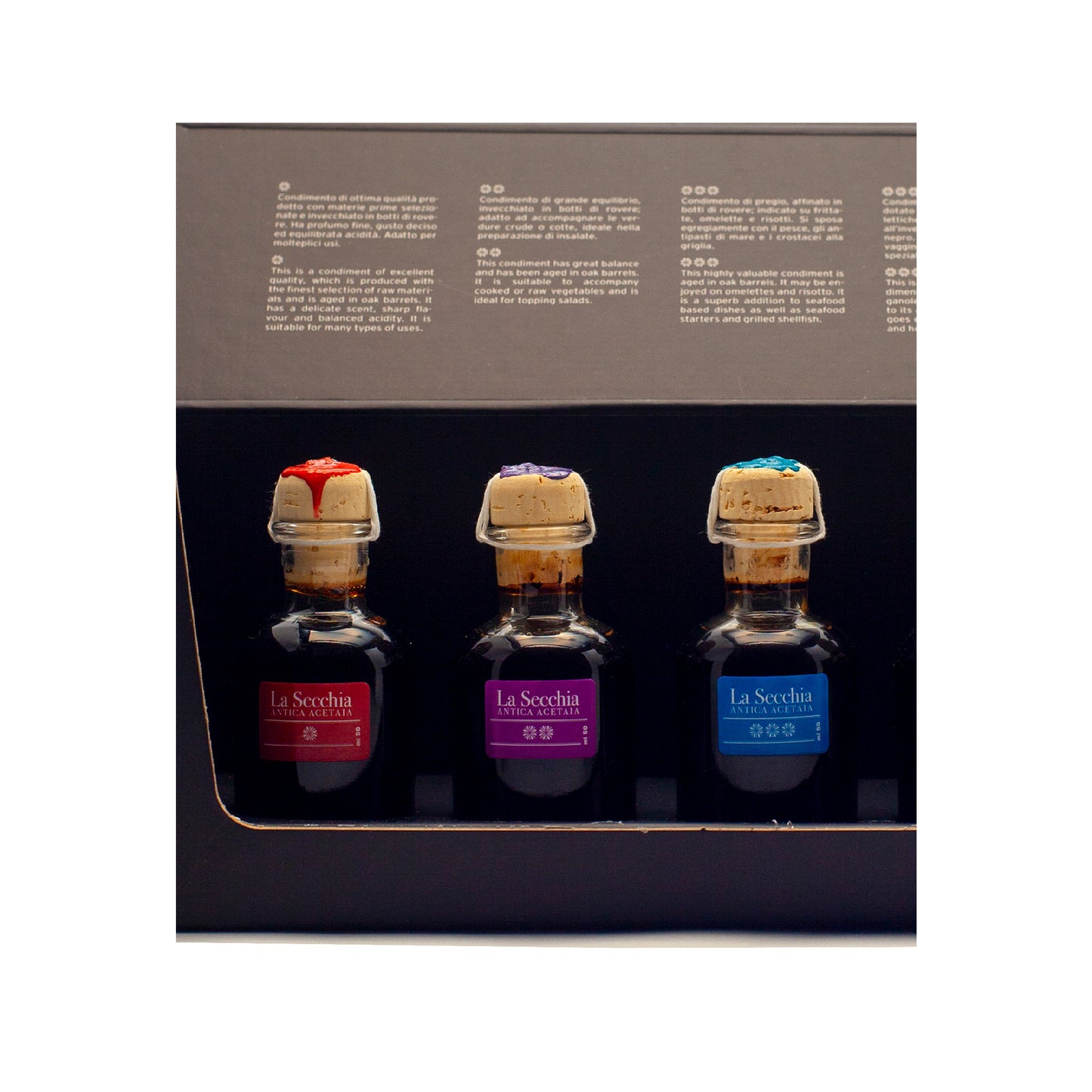 Cofanetto Degustazione con 5 Varietà di Condimento Balsamico